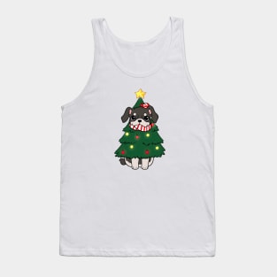 Bulldog Christmas Tree Tank Top